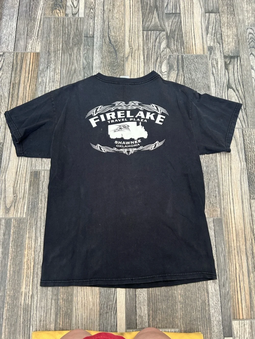 🔥🔥 Vintage Truckers Only‎ Ride Free Eagle Graphic T-Shirt Size Large - EUC